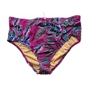 Swim by Cacique Women's Plus Size Pink Floral Tankini Bottom Size 20 New